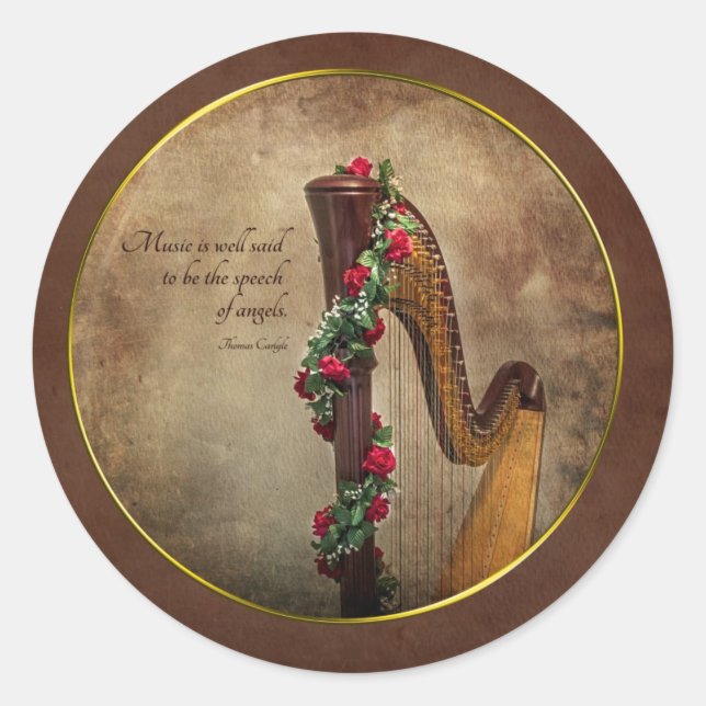 Harp Sticker (Front)