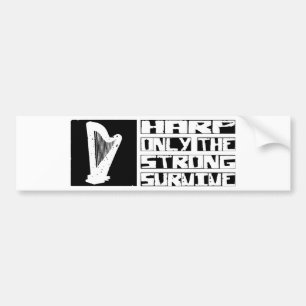 Harp Survive Bumper Sticker