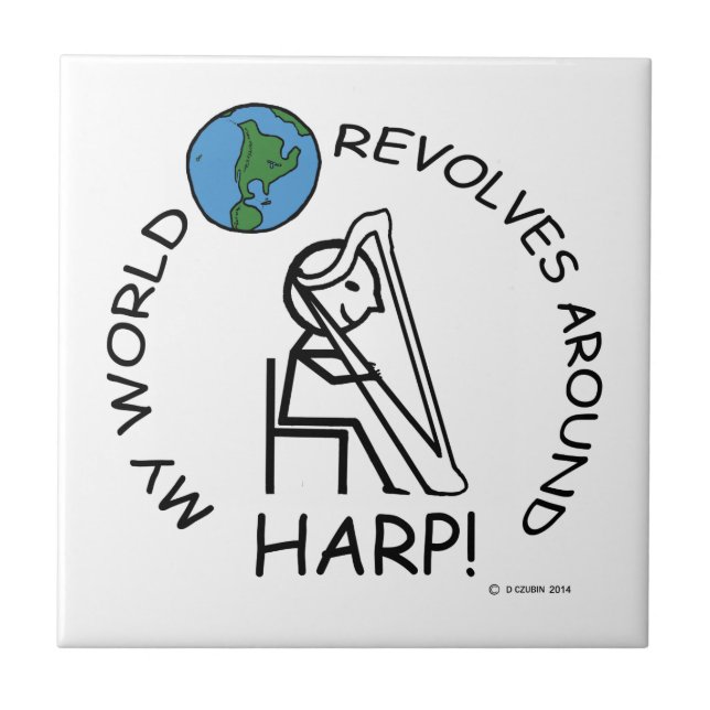 Harp - World Revolves Around Tile (Front)
