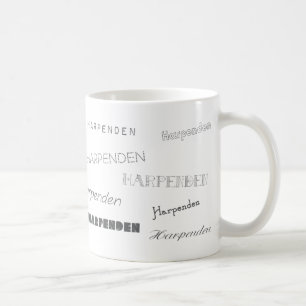 Harpenden Fonts Coffee Mug