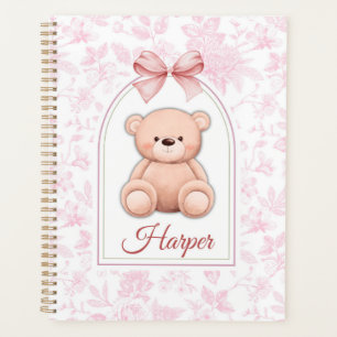 Harper Custom Pink Teddy Bear Nursery Design Planner