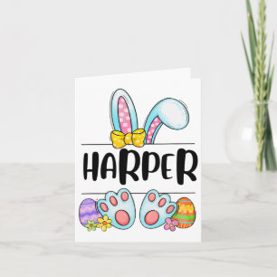 Harper Easter Bunny Card
