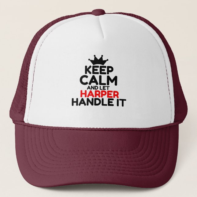 HARPER TRUCKER HAT (Front)