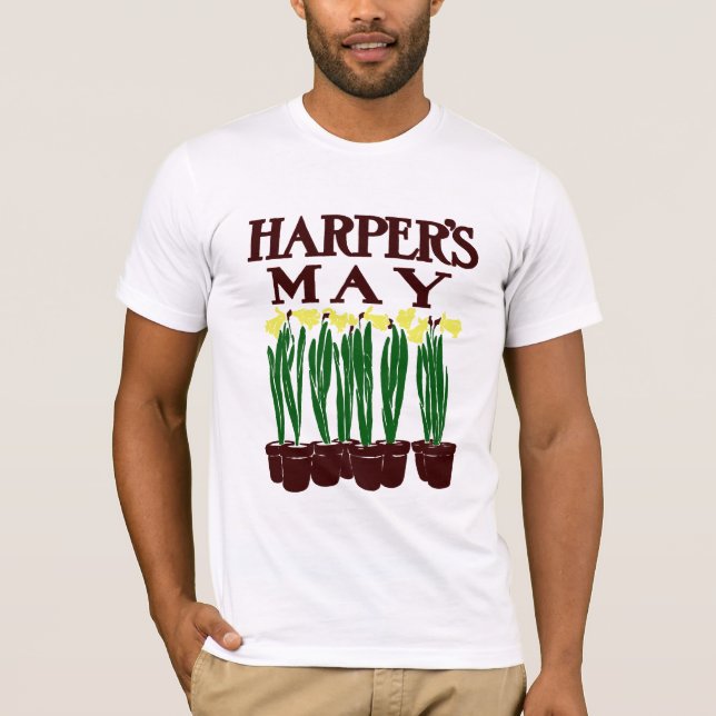 Harper's 1899 Edward Penfield Daffodils T-Shirt (Front)