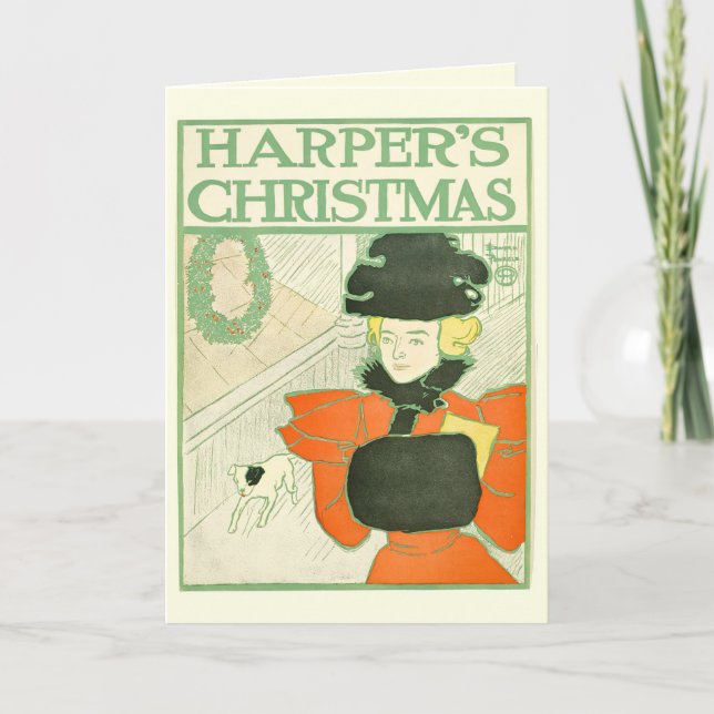 Harper's Christmas Folded Card (Front)