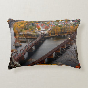 Harpers Ferry in the Fall Decorative Cushion