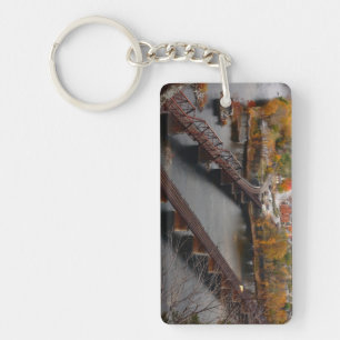 Harpers Ferry in the Fall Key Ring
