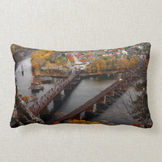Harpers Ferry in the Fall Lumbar Cushion