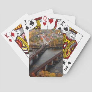 Harpers Ferry in the Fall Playing Cards