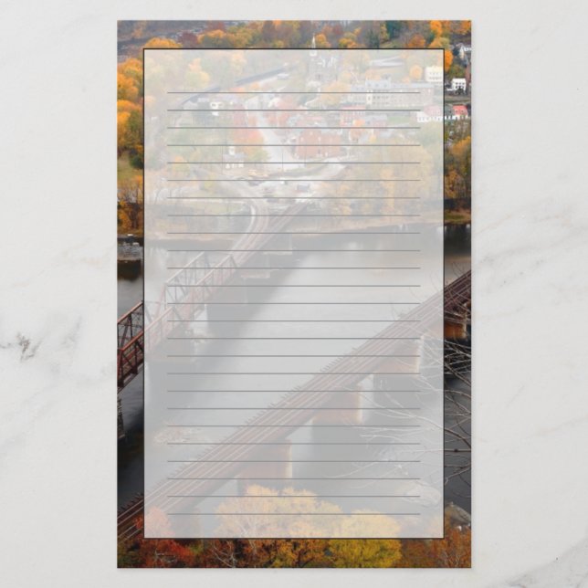 Harpers Ferry in the Fall Stationery (Front)