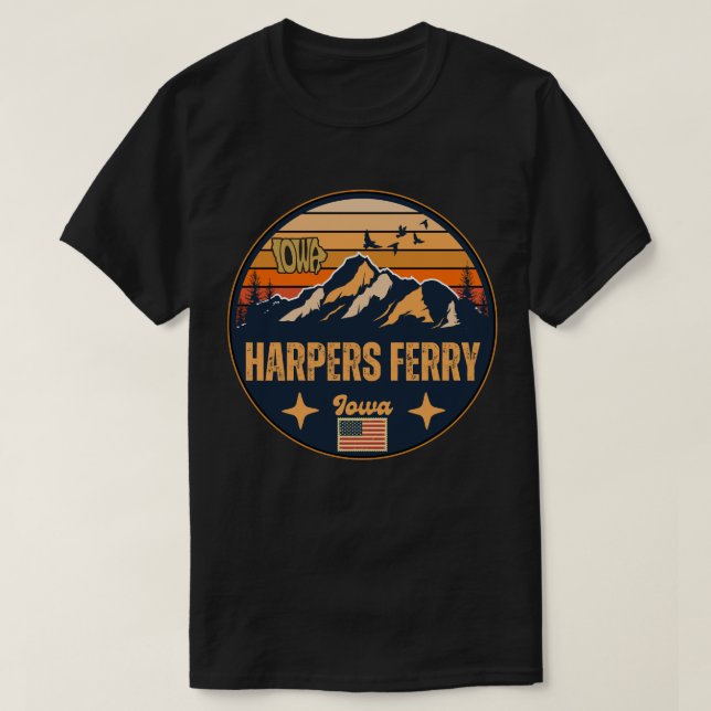 Harpers Ferry, Iowa Ia, United States T-Shirt (Design Front)