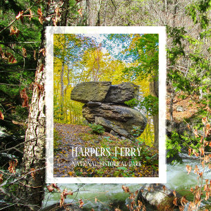 Harpers Ferry, Loudoun Trail, Autumn Postcard