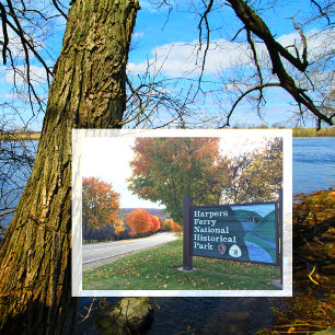 Harpers Ferry National Historical Park Entrance Postcard