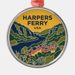 Harpers Ferry National Historical Park Metal Ornament