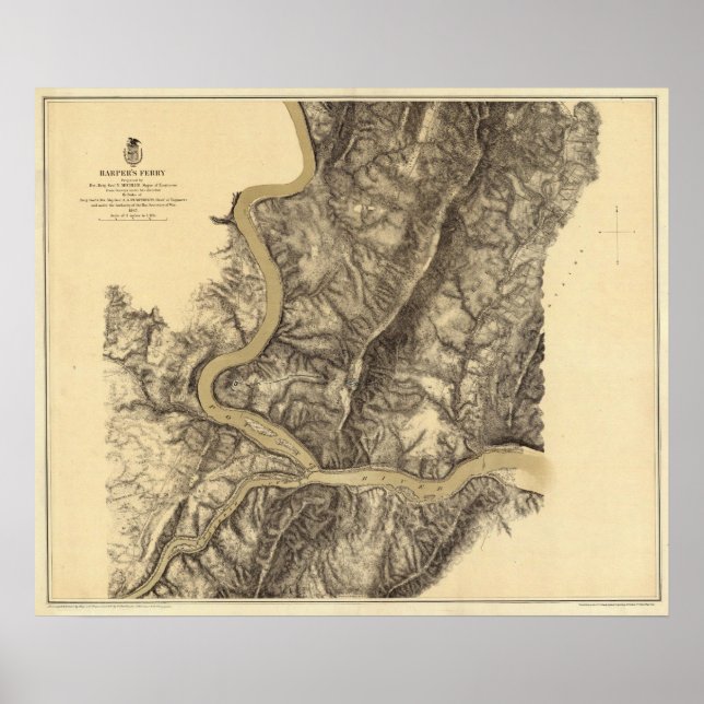 Harper's Ferry, Virginia Poster (Front)