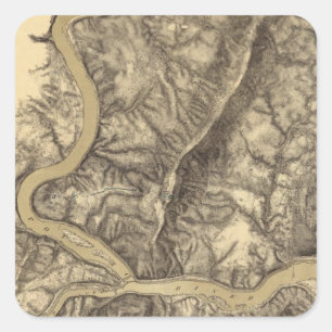 Harper's Ferry, Virginia Square Sticker