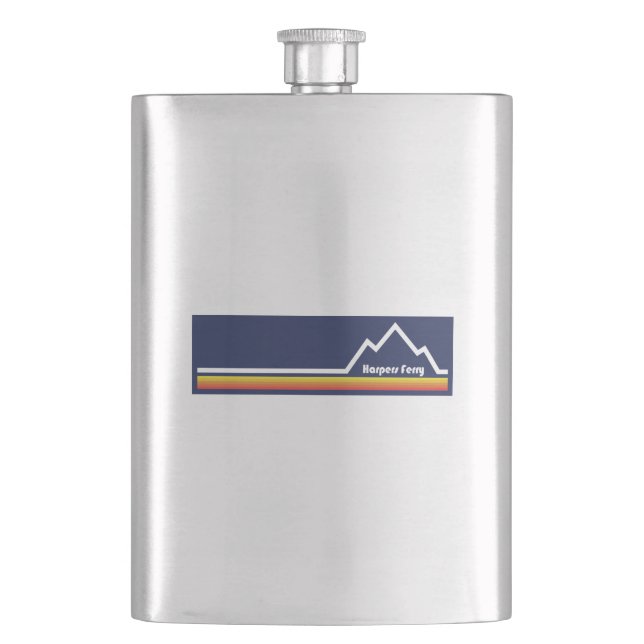 Harpers Ferry, West Virginia Hip Flask (Front)