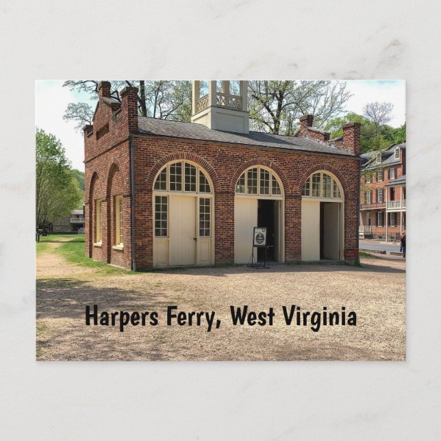 Harpers Ferry, West Virginia Postcard (Front)