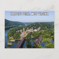 Harper's Ferry West Virginia Travel Postcard