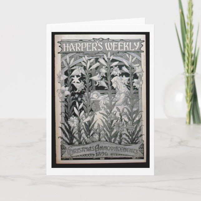 'Harper's Weekly', Christmas Announcements 1896 (l (Front)