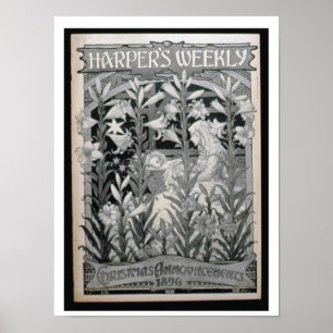 'Harper's Weekly', Christmas Announcements 1896 (l Poster