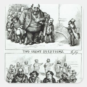 Harper's Weekly' Square Sticker