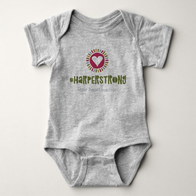HarperStrong Baby Bodysuit (Front)