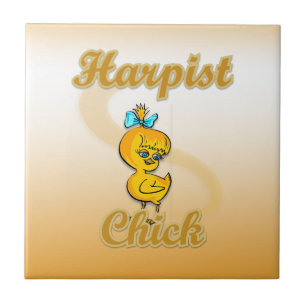 Harpist Chick Tile