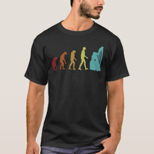 Harpist Evolution Konghou Pedal Harp Harpist Harp  T-Shirt