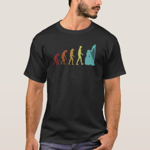 Harpist Evolution Konghou Pedal Harp Harpist Harp T-Shirt