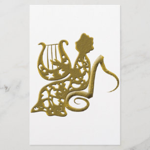 Harpist Stationery