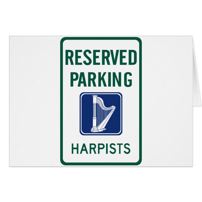 Harpists Parking (Front Horizontal)