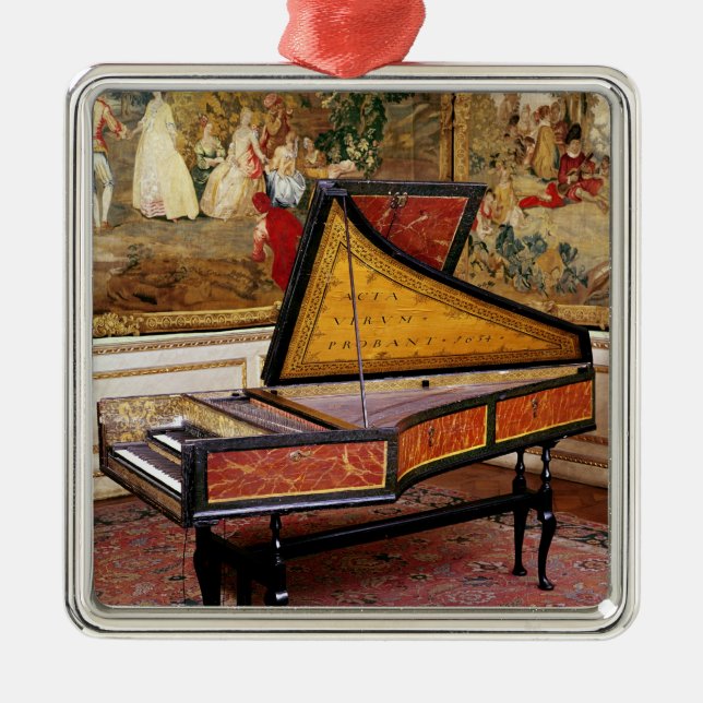Harpsichord, 1634 metal ornament (Front)
