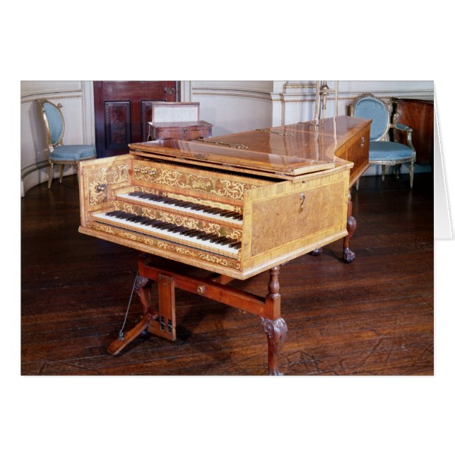 Harpsichord, by Jacob Kirckman, English, 1766 (Front Horizontal)
