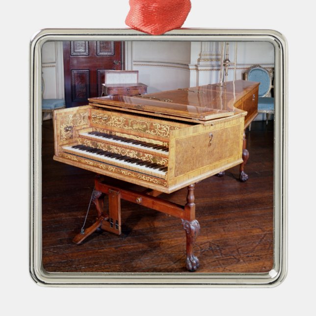 Harpsichord, by Jacob Kirckman, English, 1766 Metal Ornament (Front)