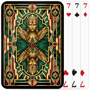 Harpy, Art Deco Mythical Playing Cards
