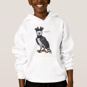 Harpy eagle cartoon illustration