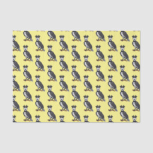 Harpy eagle cartoon illustration tissue paper