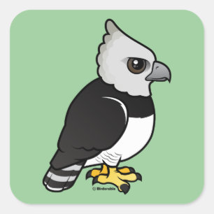 Harpy Eagle Square Sticker
