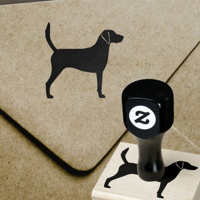 Harrier Dog Breed Silhouette Rubber Stamp (Creator Uploaded)