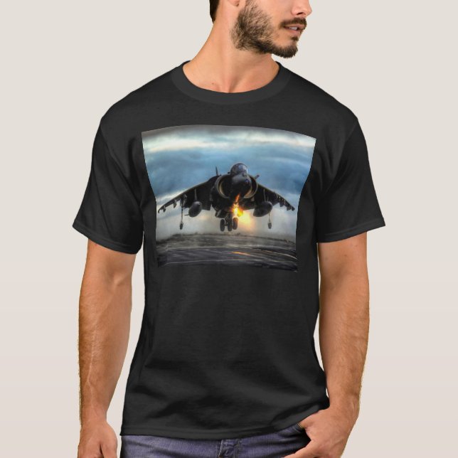 Harrier Fighter Jet T-Shirt (Front)