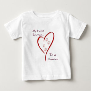 Harrier Heart Belongs Baby T-Shirt
