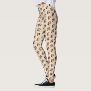 Harrier Painting - Cute Original Dog Art Leggings