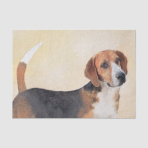 Harrier Painting - Cute Original Dog Art Tissue Paper