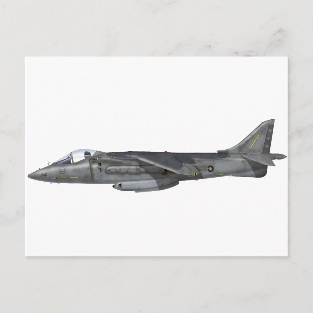 Harrier Vma-231 Postcard (Front)