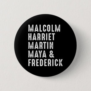 Harriet Martin Maya Frederick Black Leaders 6 Cm Round Badge