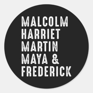 Harriet Martin Maya Frederick Black Leaders  Classic Round Sticker