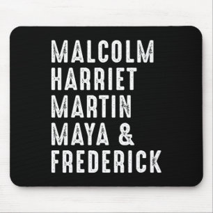 Harriet Martin Maya Frederick Black Leaders Mouse Pad