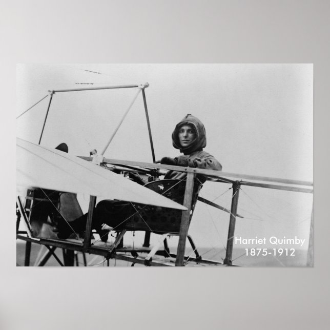 Harriet Quimby poster 13"x19" (Front)