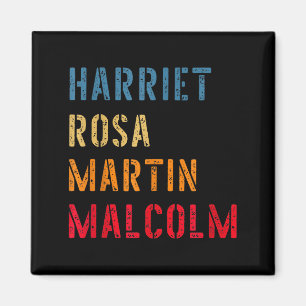 Harriet Rosa Martin Malcolm _ Black History Leader Magnet